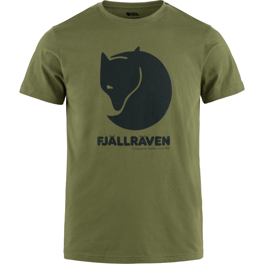 Fjällräven Fjällräven Fox Logo T-shirt M Men’s T-shirts & tank tops Green Main Front 84273