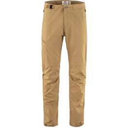 Fjällräven Abisko Hike Trousers M Men’s Trekking trousers Brown, Yellow Main Front 59289