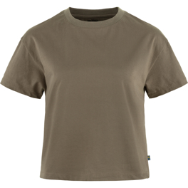 Fjällräven Fjällräven Classic Short T-shirt W Women’s T-shirts & tank tops Brown Main Front 84263