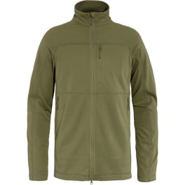 Fjällräven Abisko Lite Fleece Jacket M Men’s Trekking jackets Green Main Front 59298