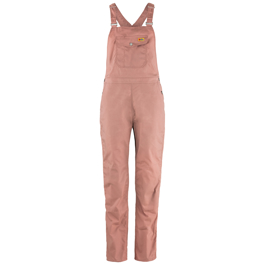 Fjällräven Vardag Dungaree Trousers W Women’s Outdoor trousers Pink Main Front 73961